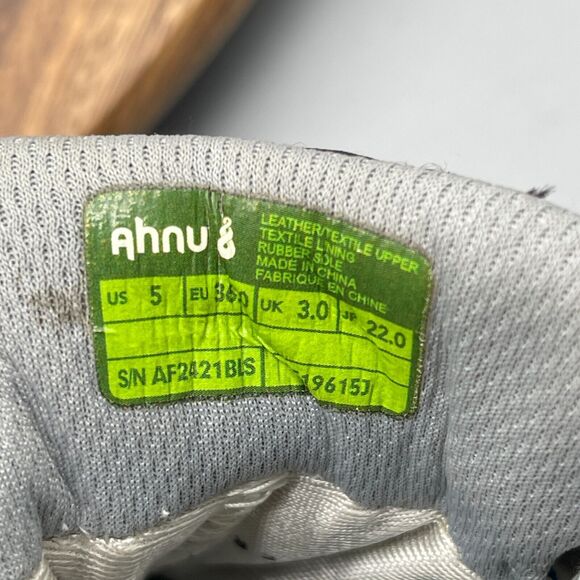 Anhu Shoes Womens Size 5 Hiking Blue Vibram Trail Running Sneakers Comfort - Picture 8 of 8